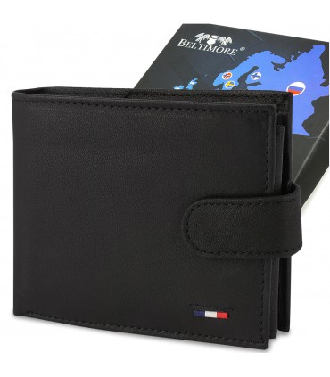 Męski portfel skórzany klasyczny RFiD Beltimore D43 | Sklep Krateczka