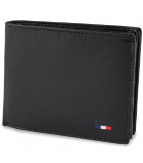 Męski portfel skórzany klasyczny RFiD czarny Beltimore D44 | Sklep Krateczka