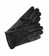 Zestaw męski skórzany portfel poziomy rękawiczki czarne Beltimore T89