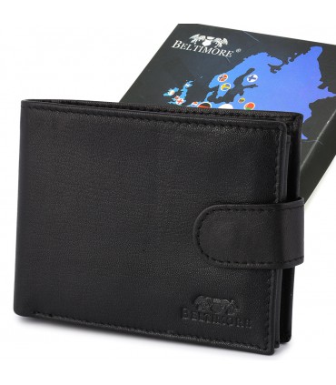 Męski portfel skórzany klasyczny RFiD Beltimore K42 | Krateczka.pl