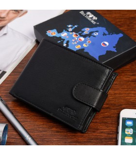 Męski portfel skórzany klasyczny RFiD Beltimore K42 | Krateczka.pl