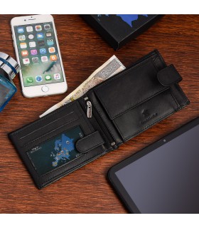 Męski portfel skórzany klasyczny RFiD Beltimore K42 | Krateczka.pl