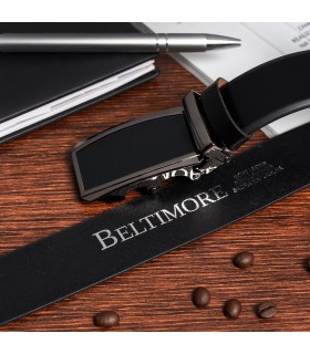 Zestaw męski skórzany premium Beltimore portfel pasek T94