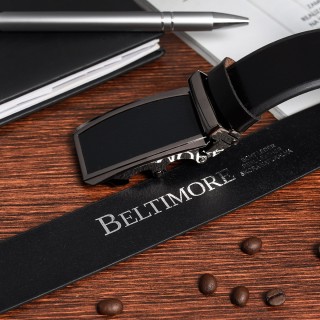 Zestaw męski skórzany premium Beltimore portfel pasek | Krateczka.pl