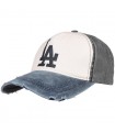 Granatowa czapka z daszkiem baseballówka vintage LA cz-m-63