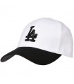 Biała czapka z daszkiem baseballówka LA cz-m-64