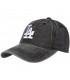 Czarna czapka z daszkiem baseballówka LA cz-m-65
