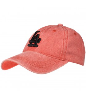Pomarańczowa czapka z daszkiem baseballówka LA cz-m-65