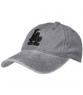 Szara czapka z daszkiem baseballówka LA cz-m-65