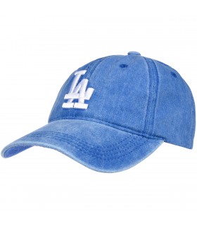 Niebieska czapka z daszkiem baseballówka LA cz-m-65