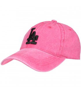 Różowa czapka z daszkiem baseballówka LA cz-m-65