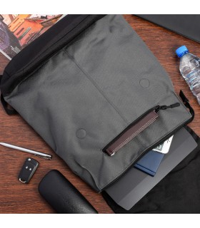 Plecak trekkingowy wodoodporny na laptopa duży solidny ciemny szary Jennifer Jones T21