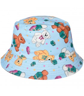 Misie kapelusz dwustronny bucket hat dziecięcy modny kap-hd-3