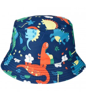 Dino kapelusz dwustronny bucket hat dziecięcy modny kap-hd-4