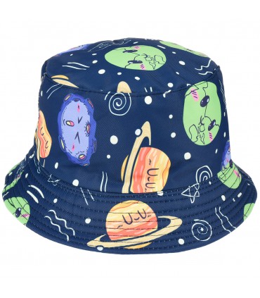 Planety kapelusz dwustronny bucket hat dziecięcy- krateczka.pl