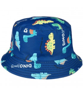 Dino kapelusz dwustronny bucket hat dziecięcy modny kap-hd-9