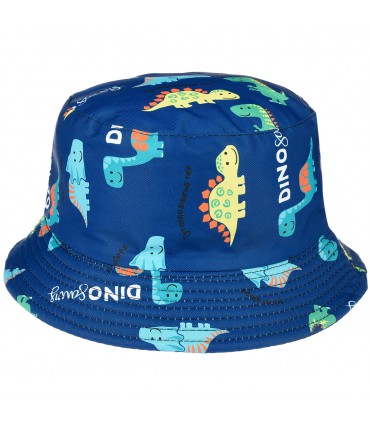 Dino kapelusz dwustronny bucket hat dziecięcy- krateczka.pl
