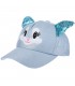 Błękitna Czapka z daszkiem baseballówka dziecięca kotek CZAP-KR-1