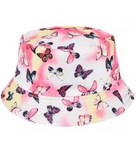 Motylki dwustronny kapelusz dziecięcy bucket hat KAP-MD