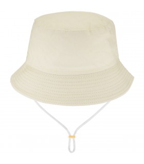 Beżowy kapelusz dziecięcy z regulacją bawełniany letni Kap-mds