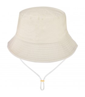 Ecru kapelusz dziecięcy z regulacją bawełniany letni Kap-mds