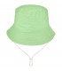 Zielony kapelusz dziecięcy z regulacją bawełniany letni Kap-mds