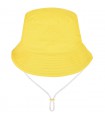 Żółty kapelusz dziecięcy z regulacją bawełniany letni Kap-mds