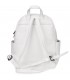 Biały mały skórzany plecak damski elegancki plecaczek A5 Beltimore P15