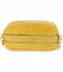 Żółta skórzana listonoszka damska włoska croco kuferek Beltimore P12