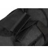 Czarna torba sportowa fitness podróżna weekendowa lekka materiałowa Rovicky TS101-T