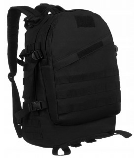 Czarny plecak taktyczny trekkingowy turystyczny duży pojemny Peterson BL003