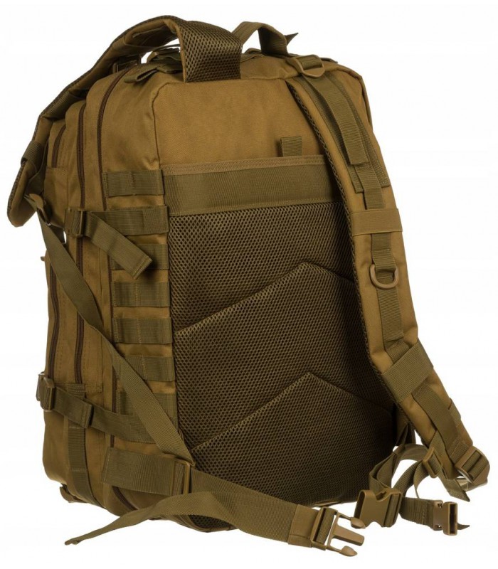 Khaki plecak taktyczny trekkingowy turystyczny duży pojemny Peterson BL096