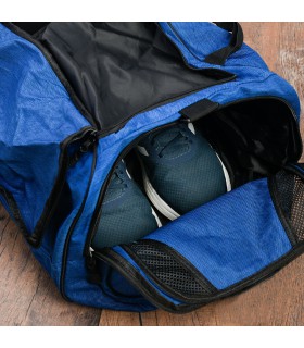 Niebieska duża torba podróżna sportowa extrem solidna B72