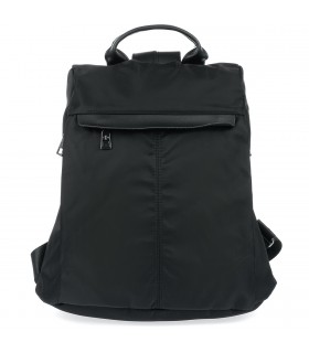Czarny plecak unisex, mały lekki plecaczek J.Jones T23