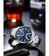Srebrny zegarek męski bransoleta duży solidny Perfect M112D
