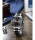 Czarny zegarek męski bransoleta duży solidny Perfect M115