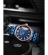 Niebieski zegarek męski bransoleta duży solidny Perfect M144