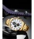 Złoty zegarek męski bransoleta duży solidny Perfect M503