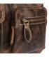 Brązowa skórzana torba męska na ramię vintage raportówka Beltimore M05