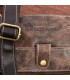 Brązowa skórzana torba męska na ramię vintage raportówka Beltimore M05